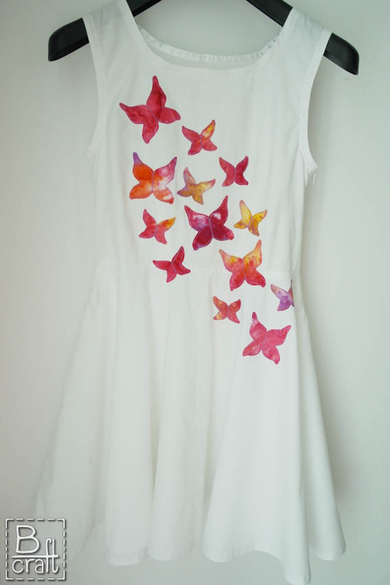 Sukienka z motylami